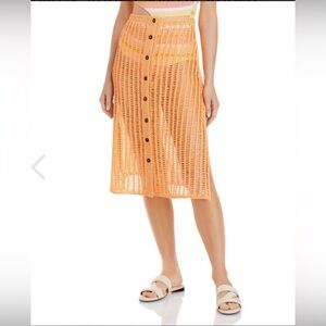 Solid & Striped Vivienne Cover Up Skirt, Orange, XS. Worn once.